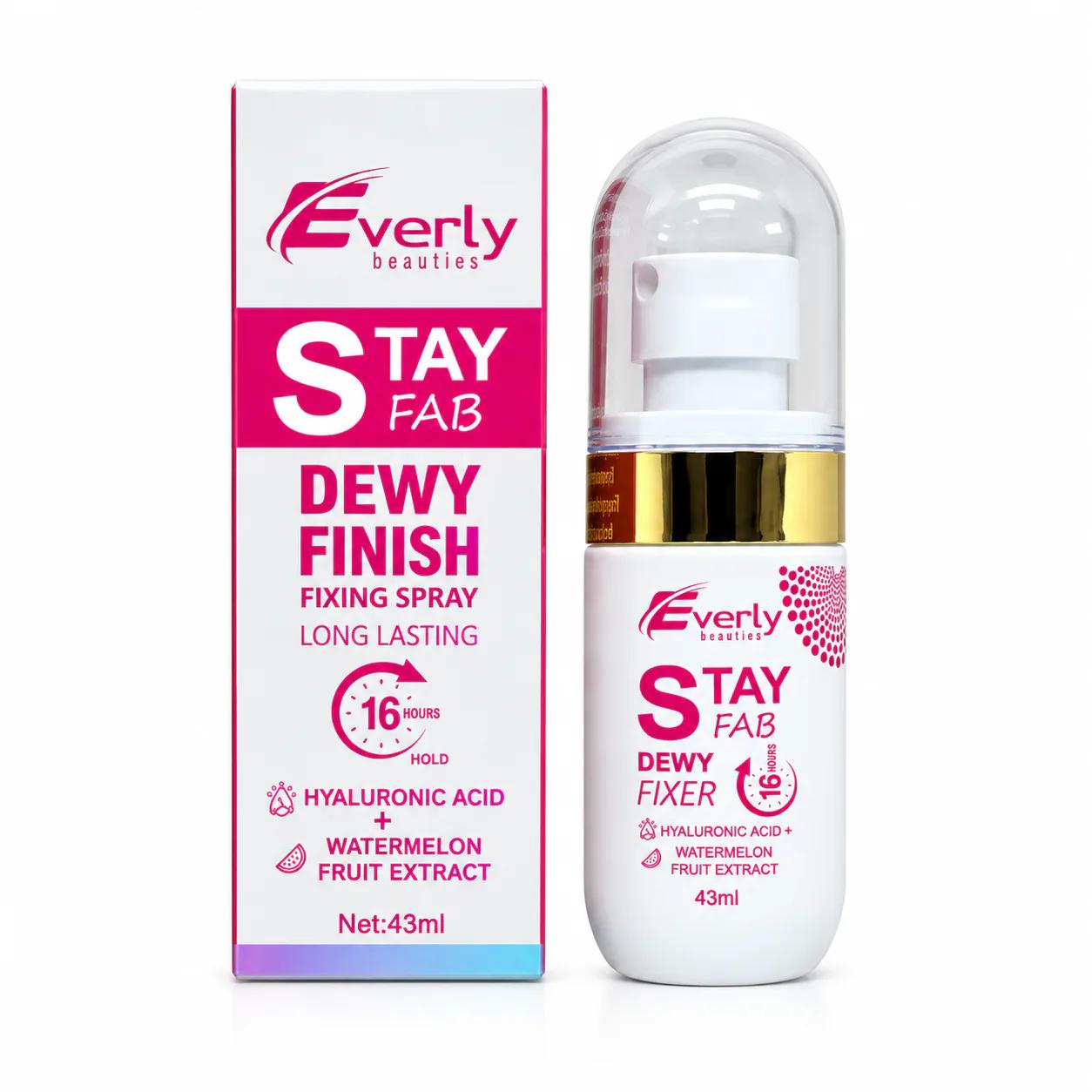 Everly Beauties Stay Fab Dewy Finish Fixing Spray 43ml | Setting Spray — Default