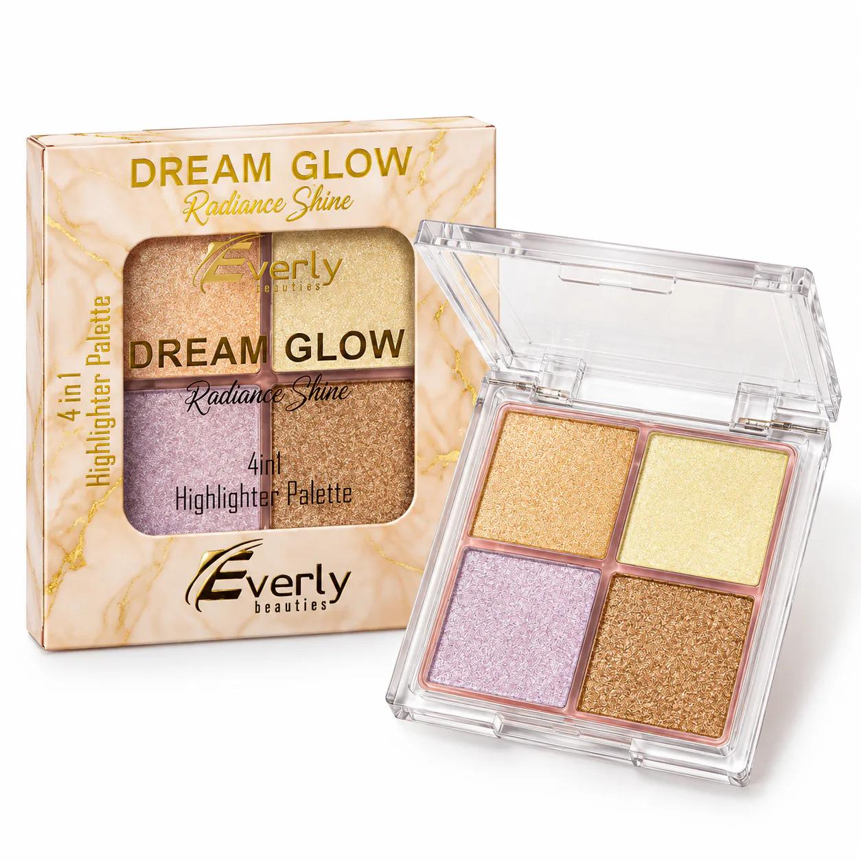 Everly Beauties 4in1 Highlighter Palette – Dream Glow — Default