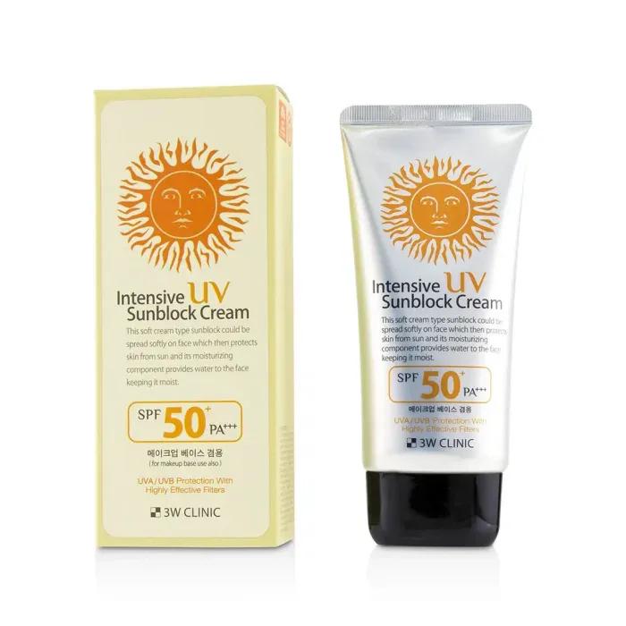 3W Clinic Intensive UV Sunblock Cream SPF 50+PA+++ — Default