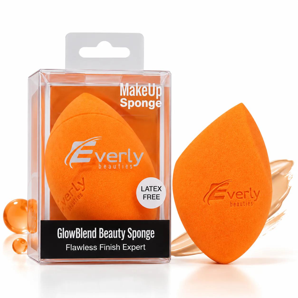 Everly Beauties Glow Blend Beauty Sponge - Orange — Default