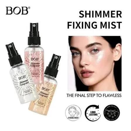 BOB Shimmer Fixing Mist Hydrating Setting Spray 50ml