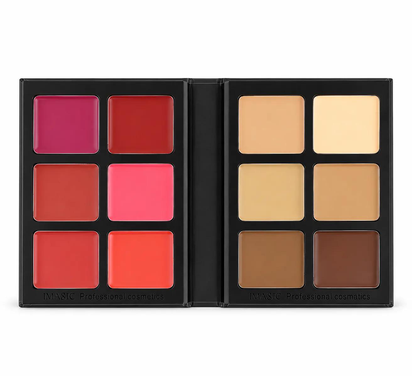 Imagic Multiuse Cream Foundation & Blush Palette | 12 Shades — Default