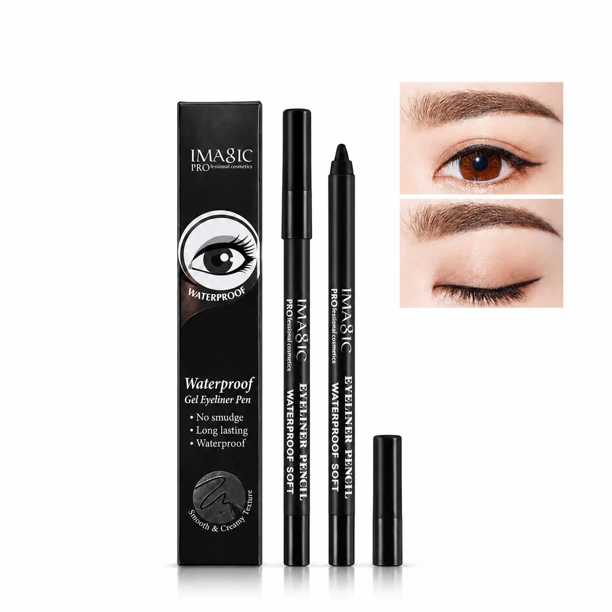 IMAGIC Waterproof Gel Kajal Pencil Eyeliner – Black — Default