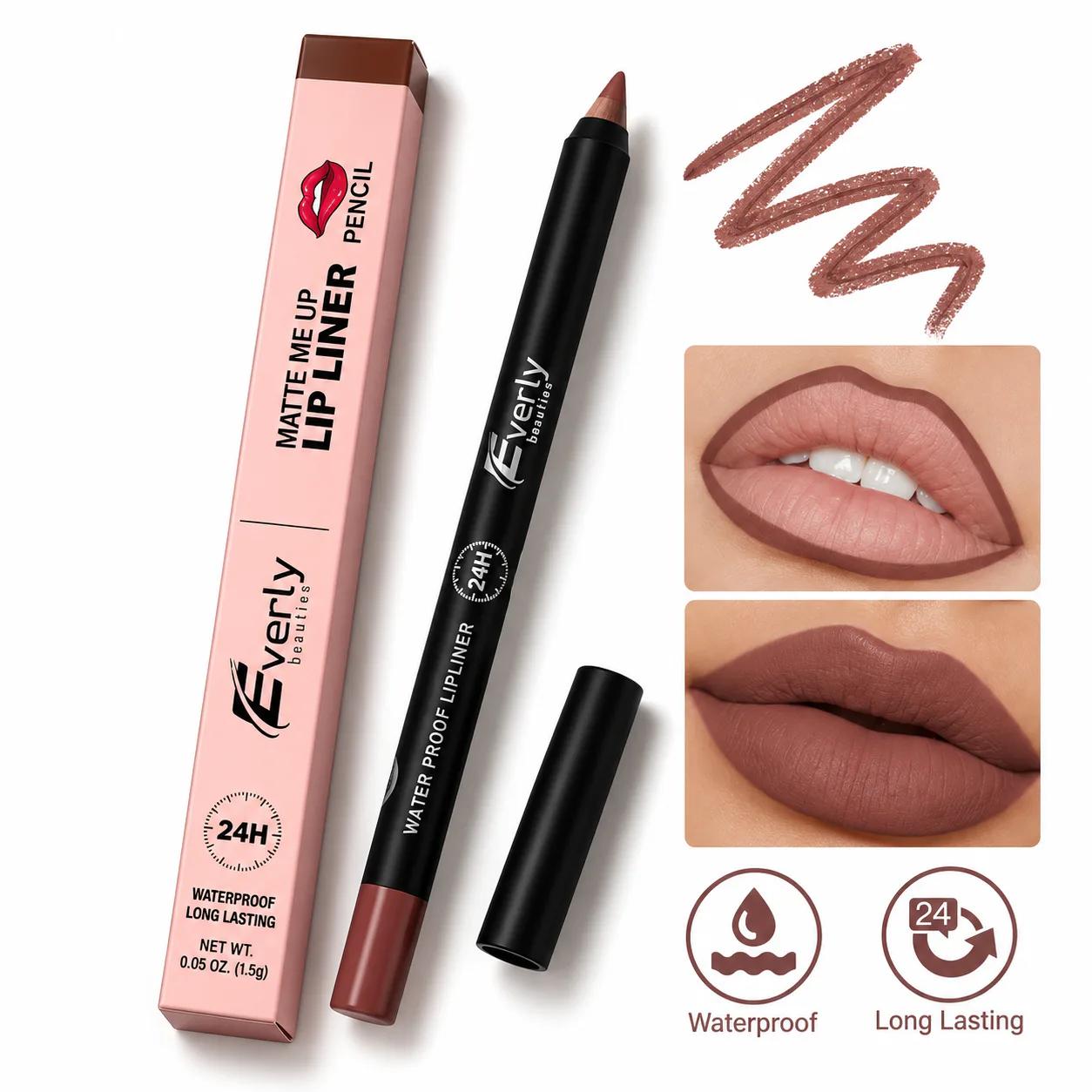 Everly Beauties Matte Me Up Lip Liner Pencil | Highly Pigmented — Default