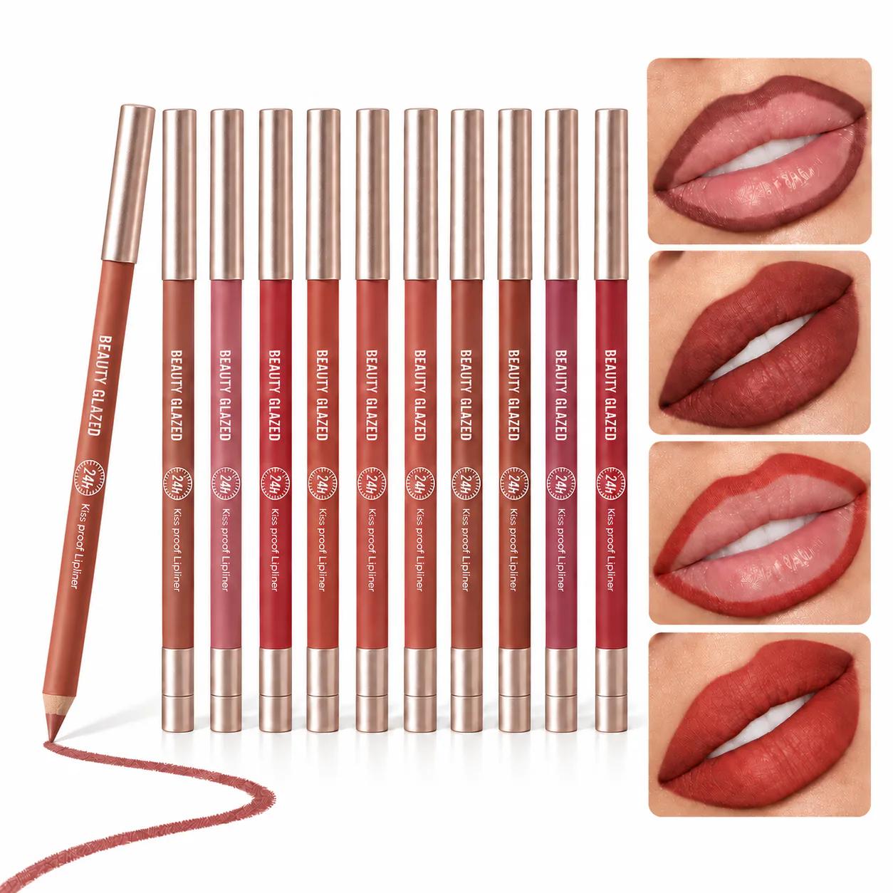 Beauty Glazed Waterproof & Long Lasting Lip Liner | Smudge-Proof