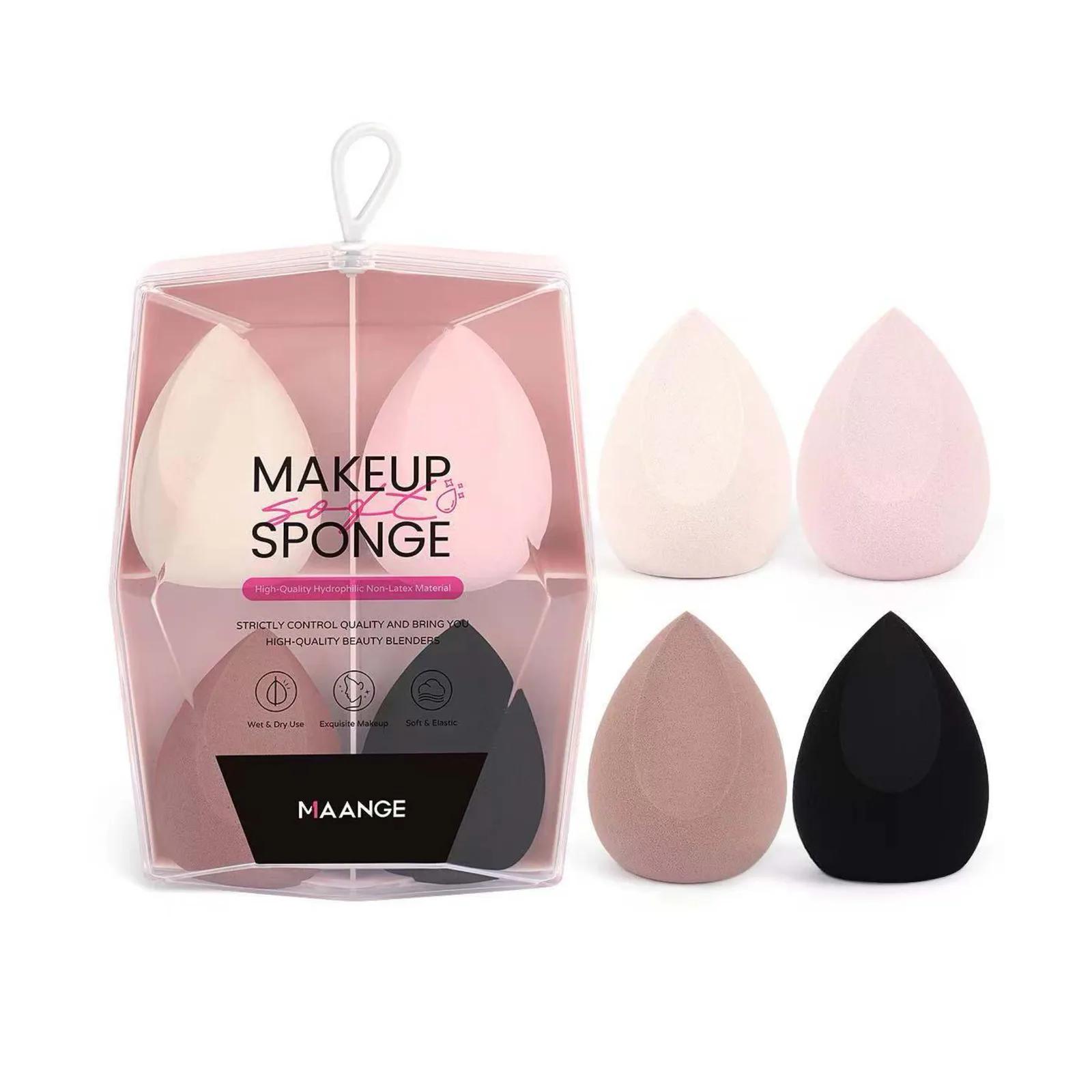 Maange 4pcs High Quality Soft Makeup Sponge Box — Default