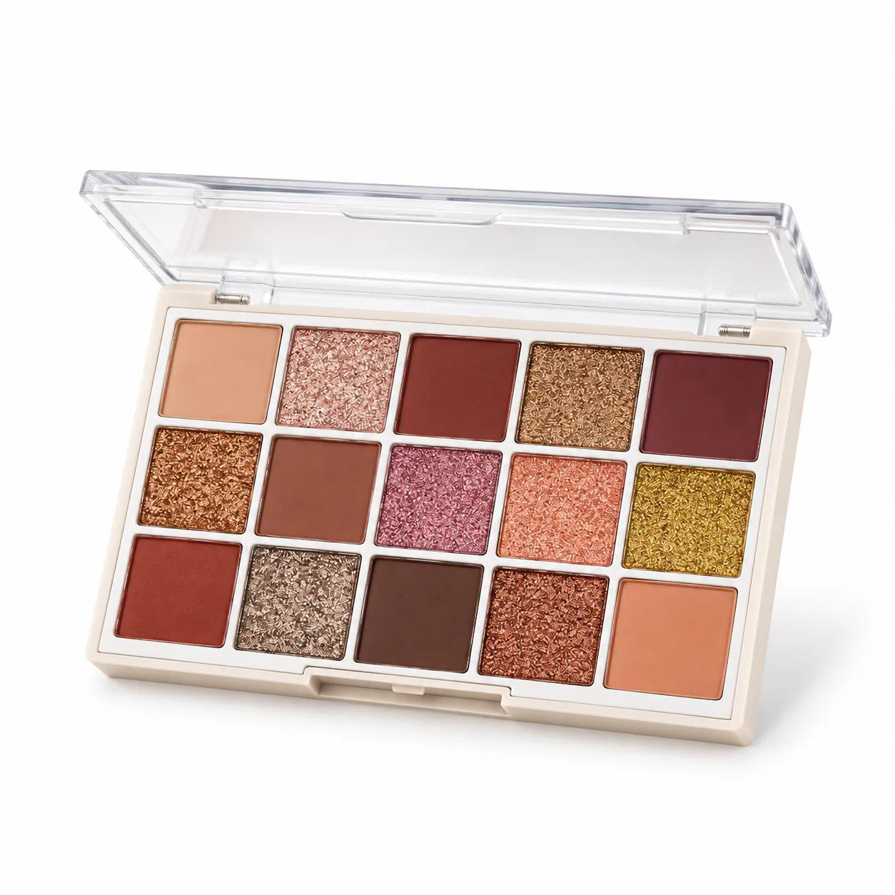 Everly Beauties 15 Colors Eyeshadow Palette – Wedding Shine — Default