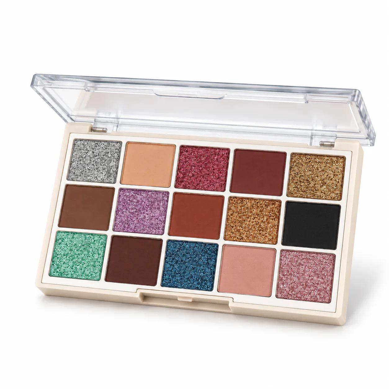 Everly Beauties 15 Colors Eyeshadow Palette – Party Shine — Default