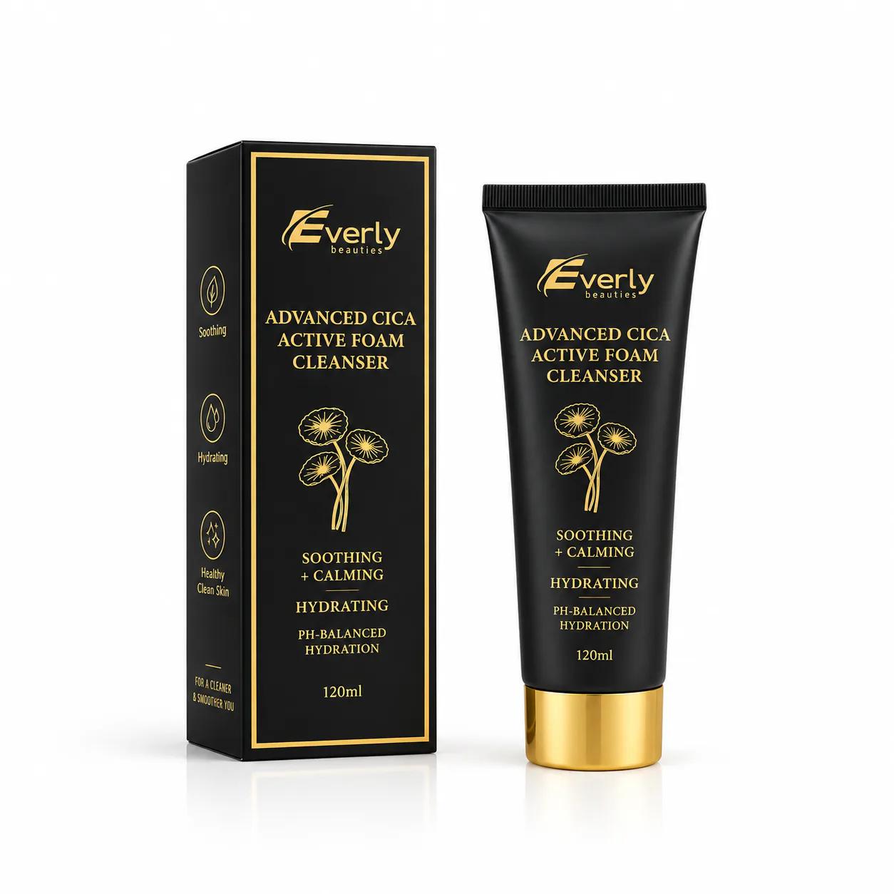Everly Beauties Advanced Cica Active Foam Cleanser - 120ml — Default