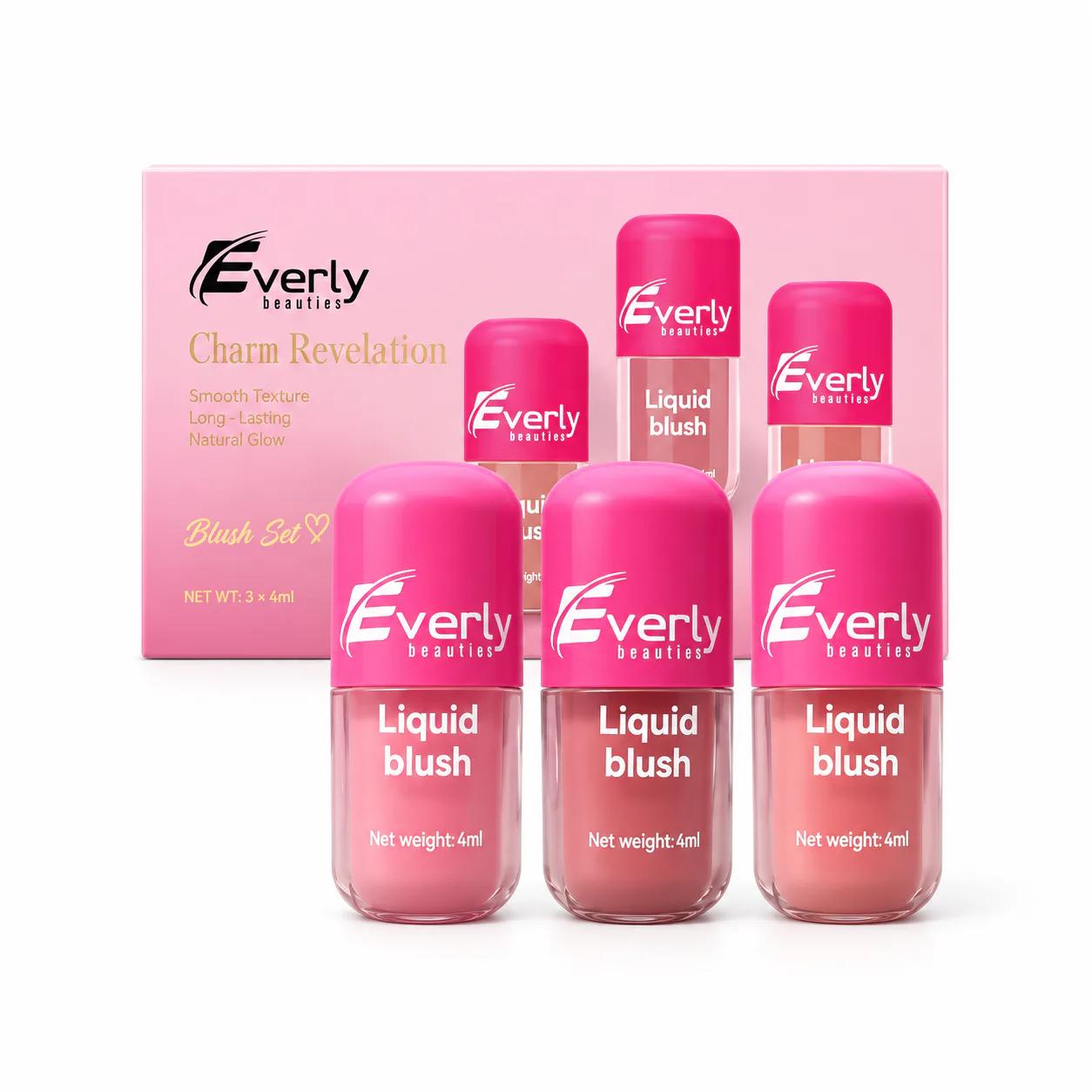 Everly Beauties 3in1 Glam Perfection Liquid Blush Trio — Default