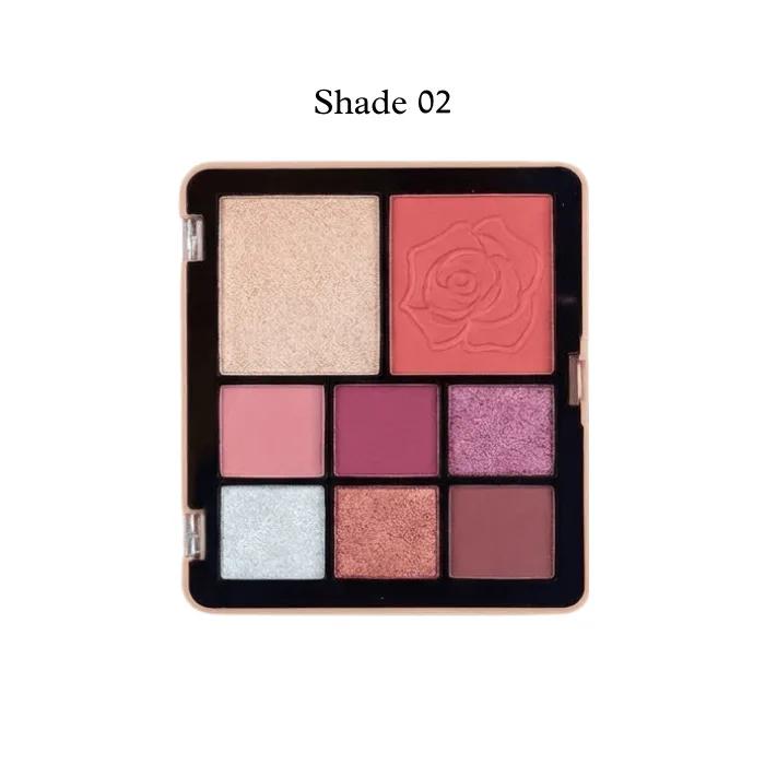 Anylady 8 colors Crush Blusher Highlighter Palette – 02 — Default