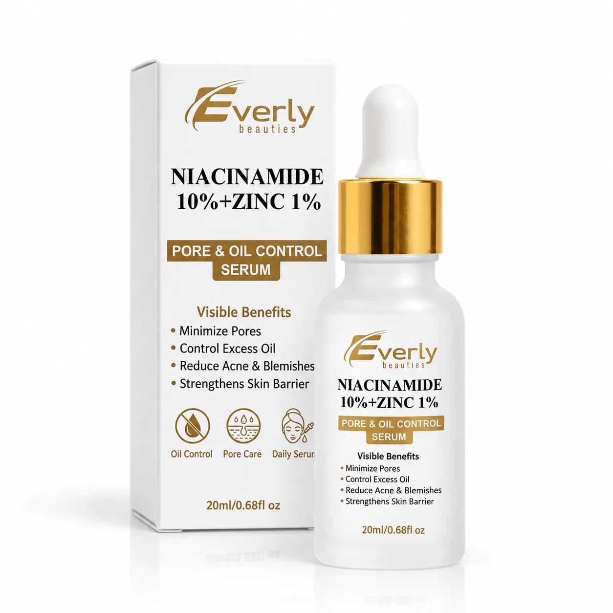 Everly Beauties Niacinamide 10% + Zinc 1% Oil Control Serum - 20ml — Default