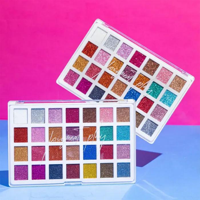 Pigment Play Rainbow Glow Max Effect Glitter Eyeshadow Palette – One Love — Default