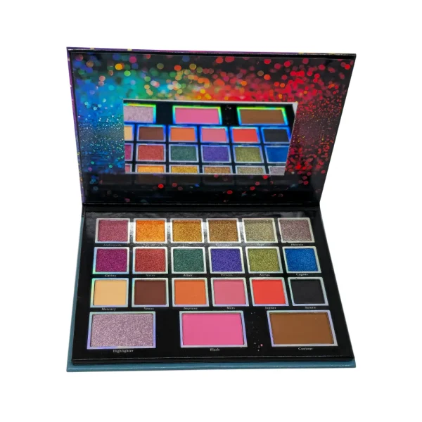 Everly Beauties 21 colors Starlight Glam Studio Face & Eyeshadow Palette