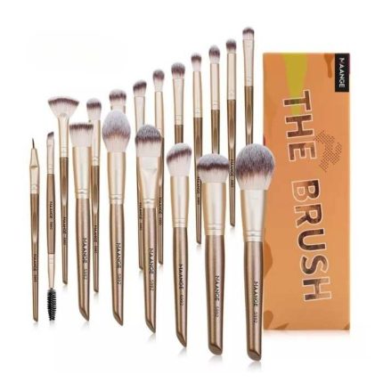 MAANGE 18Pcs The Brush Box - Gold