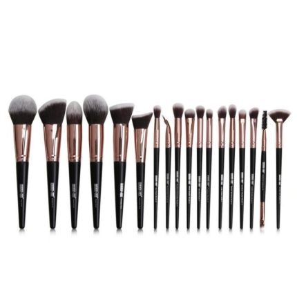 MAANGE 18Pcs Professional Makeup Brushes Set - Black