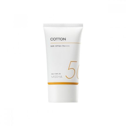 MISSHA Cotton Sun Block Suncream SPF 50+ | Waterproof | Mattifying Formula