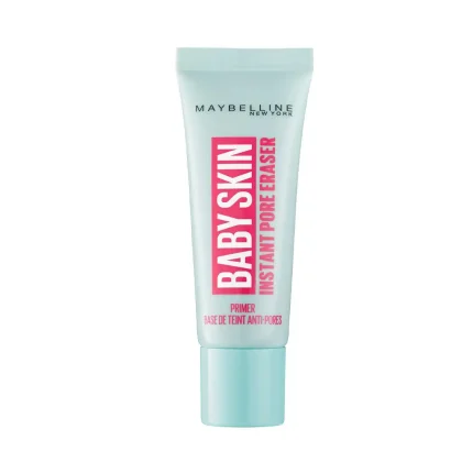 Maybelline Baby Skin Pore Eraser Matte Primer | Lightweight Transparent Face Primer for Smooth | Poreless Finish
