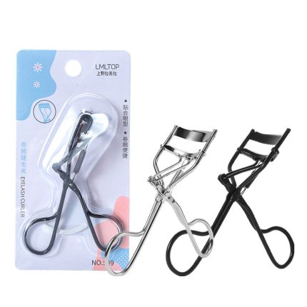 LMLTOP Magic Single Eyelash Curler - White/Black | Stainless Steel Eyelash Curler Applicator