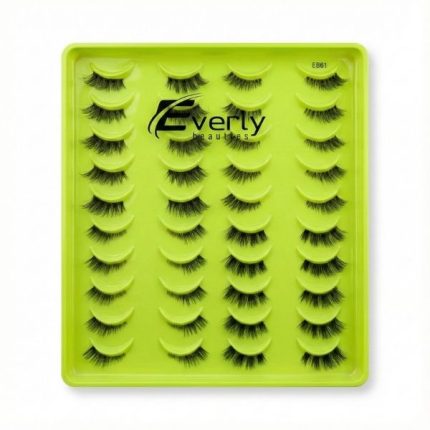 Everly Beauties 20pairs False Mix Eyelash Green Set