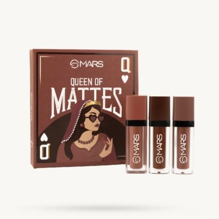 Mars Queen of Mattes 3pcs Liquid Lipsticks Set – Browns