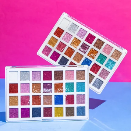 Pigment Play Rainbow Glow Max Effect Glitter Eyeshadow Palette - One Love