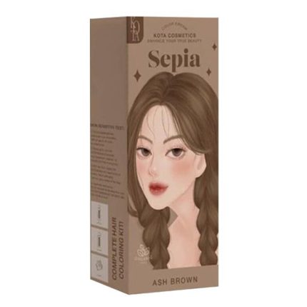 Kota Cosmetics Sepia Hair Color - Ash Brown