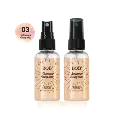 BOB Shimmer Fixing Mist Hydrating Setting Spray - Shade 03 Golden(50ml) | Single