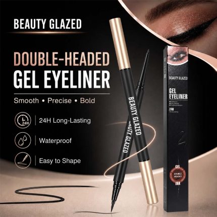 Beauty Glazed Gel Eyeliner Stereoscopic Gel Ink Dual Ended Eyeliner | Double Headed